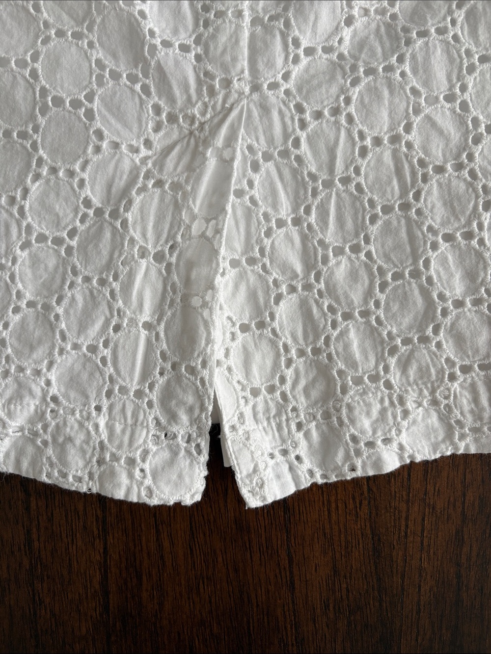 Jacob Eyelet Pencil Skirt Lined Zipper size 8. - Picture 4 of 5